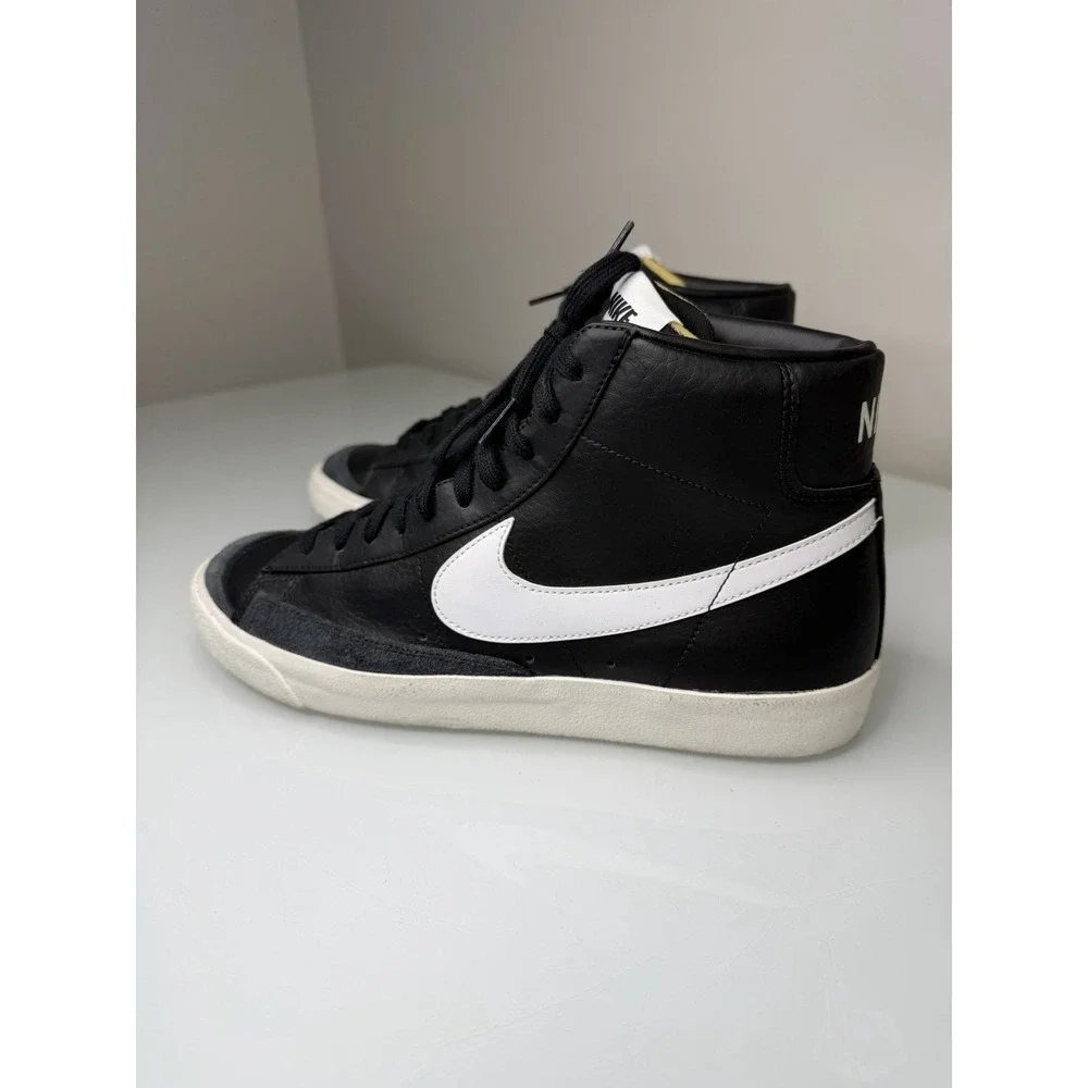 Nike Blazer Mid '77 Vintage Shoes Black White Sail BQ6806-002 Men's Size 11